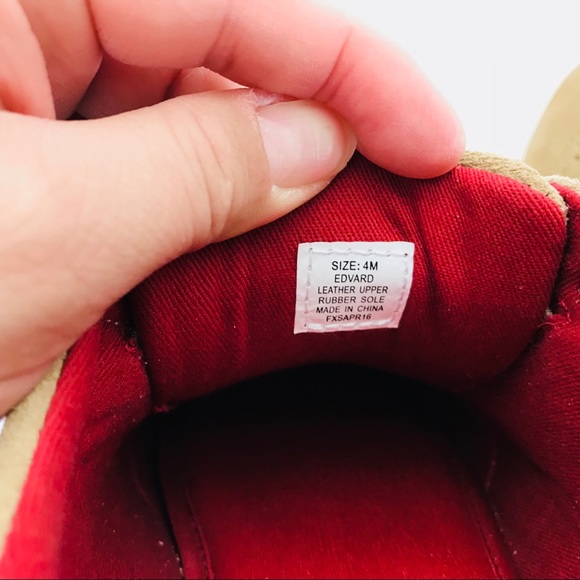 Hanna Andersson Edvard Oxford tan suede sneaker - Picture 8 of 8